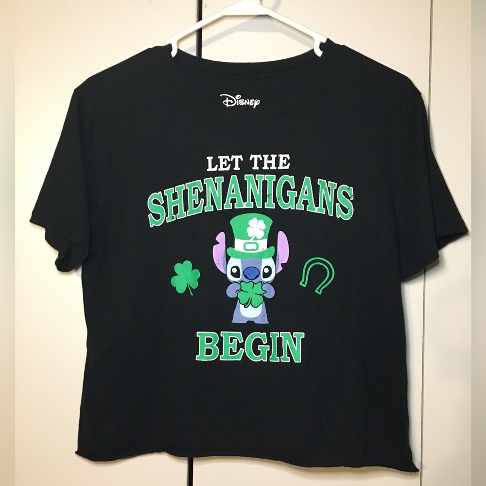 Disney Lilo and Stitch “Let the Shenanigans Begin” crop top